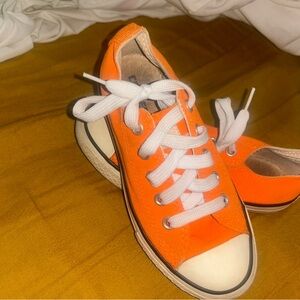 Converse Kids Bright Orange Sneakers